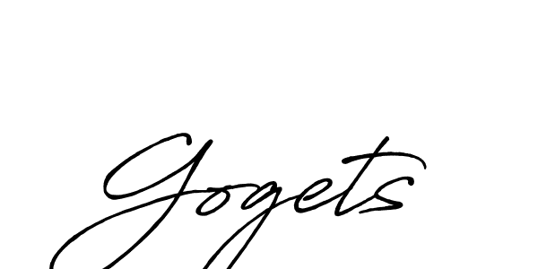 Make a beautiful signature design for name Gogets. Use this online signature maker to create a handwritten signature for free. Gogets signature style 7 images and pictures png