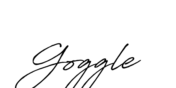 Make a beautiful signature design for name Goggle. With this signature (Antro_Vectra_Bolder) style, you can create a handwritten signature for free. Goggle signature style 7 images and pictures png