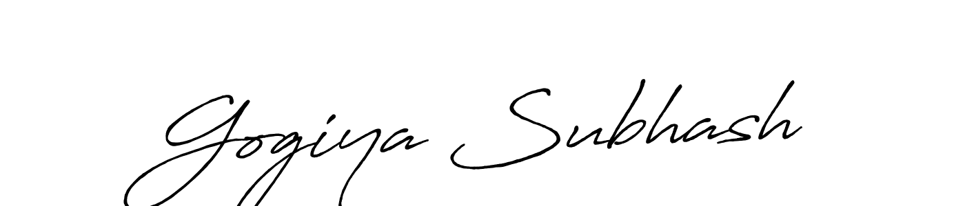 Make a beautiful signature design for name Gogiya Subhash. Use this online signature maker to create a handwritten signature for free. Gogiya Subhash signature style 7 images and pictures png