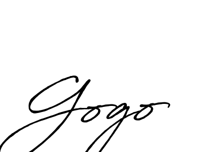 It looks lik you need a new signature style for name Gogo. Design unique handwritten (Antro_Vectra_Bolder) signature with our free signature maker in just a few clicks. Gogo signature style 7 images and pictures png