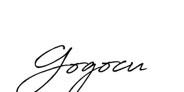 Create a beautiful signature design for name Gogocu. With this signature (Antro_Vectra_Bolder) fonts, you can make a handwritten signature for free. Gogocu signature style 7 images and pictures png