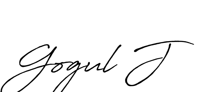 Antro_Vectra_Bolder is a professional signature style that is perfect for those who want to add a touch of class to their signature. It is also a great choice for those who want to make their signature more unique. Get Gogul J name to fancy signature for free. Gogul J signature style 7 images and pictures png