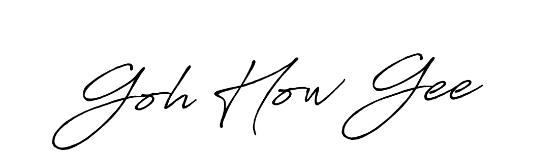 How to make Goh How Gee signature? Antro_Vectra_Bolder is a professional autograph style. Create handwritten signature for Goh How Gee name. Goh How Gee signature style 7 images and pictures png
