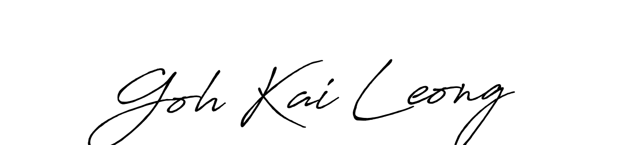 Similarly Antro_Vectra_Bolder is the best handwritten signature design. Signature creator online .You can use it as an online autograph creator for name Goh Kai Leong. Goh Kai Leong signature style 7 images and pictures png