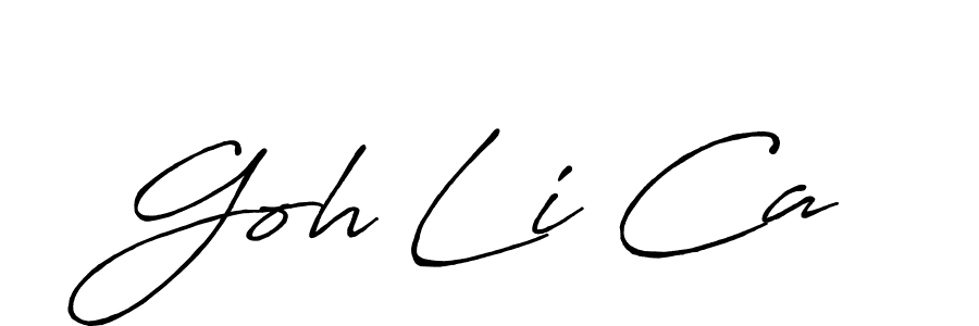 Goh Li Ca stylish signature style. Best Handwritten Sign (Antro_Vectra_Bolder) for my name. Handwritten Signature Collection Ideas for my name Goh Li Ca. Goh Li Ca signature style 7 images and pictures png