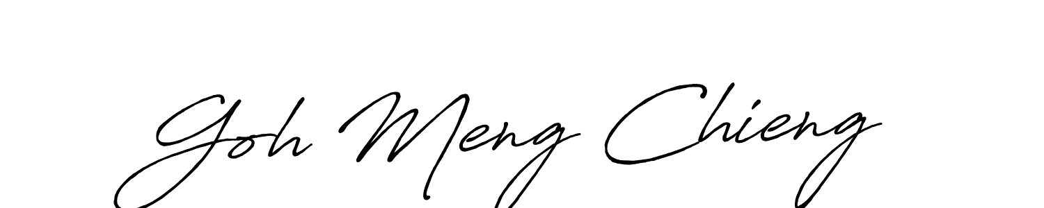 Similarly Antro_Vectra_Bolder is the best handwritten signature design. Signature creator online .You can use it as an online autograph creator for name Goh Meng Chieng. Goh Meng Chieng signature style 7 images and pictures png