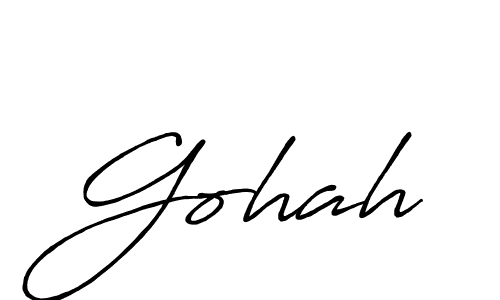Also You can easily find your signature by using the search form. We will create Gohah name handwritten signature images for you free of cost using Antro_Vectra_Bolder sign style. Gohah signature style 7 images and pictures png