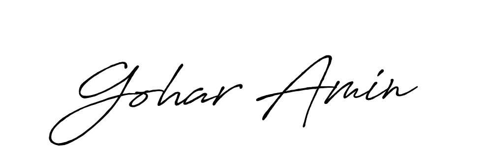 if you are searching for the best signature style for your name Gohar Amin. so please give up your signature search. here we have designed multiple signature styles  using Antro_Vectra_Bolder. Gohar Amin signature style 7 images and pictures png