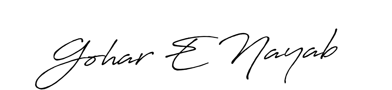 You can use this online signature creator to create a handwritten signature for the name Gohar E Nayab. This is the best online autograph maker. Gohar E Nayab signature style 7 images and pictures png