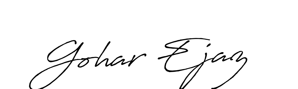 This is the best signature style for the Gohar Ejaz name. Also you like these signature font (Antro_Vectra_Bolder). Mix name signature. Gohar Ejaz signature style 7 images and pictures png