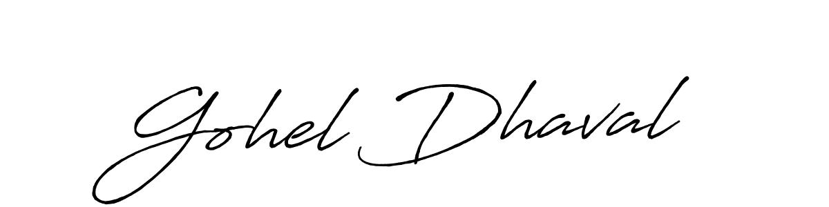 You can use this online signature creator to create a handwritten signature for the name Gohel Dhaval. This is the best online autograph maker. Gohel Dhaval signature style 7 images and pictures png