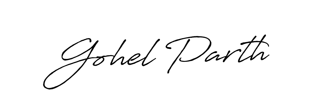 You should practise on your own different ways (Antro_Vectra_Bolder) to write your name (Gohel Parth) in signature. don't let someone else do it for you. Gohel Parth signature style 7 images and pictures png