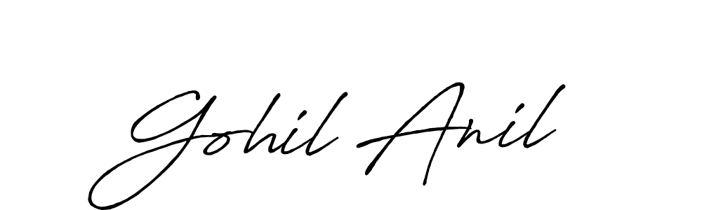 Similarly Antro_Vectra_Bolder is the best handwritten signature design. Signature creator online .You can use it as an online autograph creator for name Gohil Anil. Gohil Anil signature style 7 images and pictures png