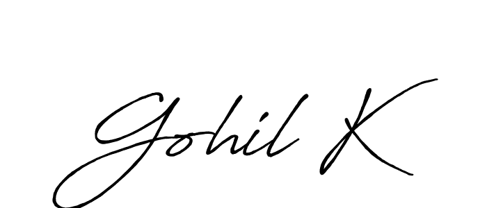 See photos of Gohil K official signature by Spectra . Check more albums & portfolios. Read reviews & check more about Antro_Vectra_Bolder font. Gohil K signature style 7 images and pictures png