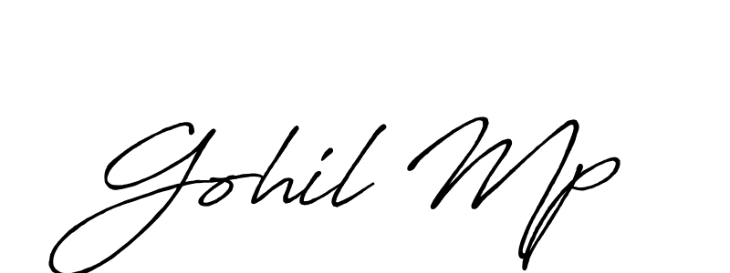 Once you've used our free online signature maker to create your best signature Antro_Vectra_Bolder style, it's time to enjoy all of the benefits that Gohil Mp name signing documents. Gohil Mp signature style 7 images and pictures png