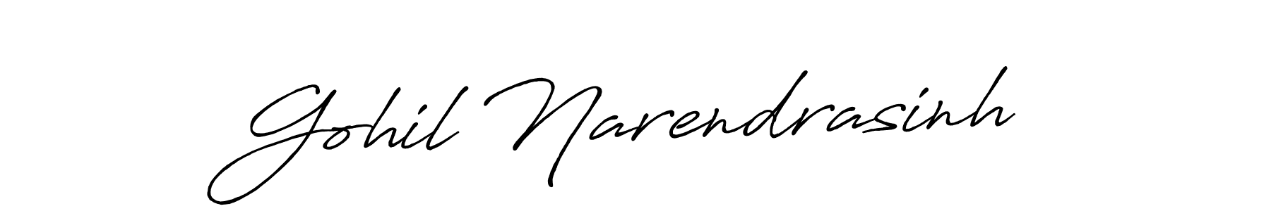 This is the best signature style for the Gohil Narendrasinh name. Also you like these signature font (Antro_Vectra_Bolder). Mix name signature. Gohil Narendrasinh signature style 7 images and pictures png