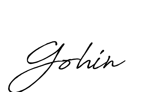 Best and Professional Signature Style for Gohin. Antro_Vectra_Bolder Best Signature Style Collection. Gohin signature style 7 images and pictures png