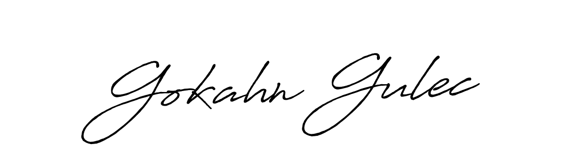 Make a beautiful signature design for name Gokahn Gulec. Use this online signature maker to create a handwritten signature for free. Gokahn Gulec signature style 7 images and pictures png