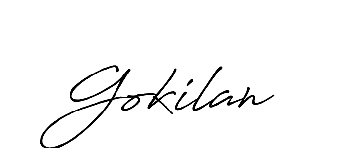 You can use this online signature creator to create a handwritten signature for the name Gokilan. This is the best online autograph maker. Gokilan signature style 7 images and pictures png