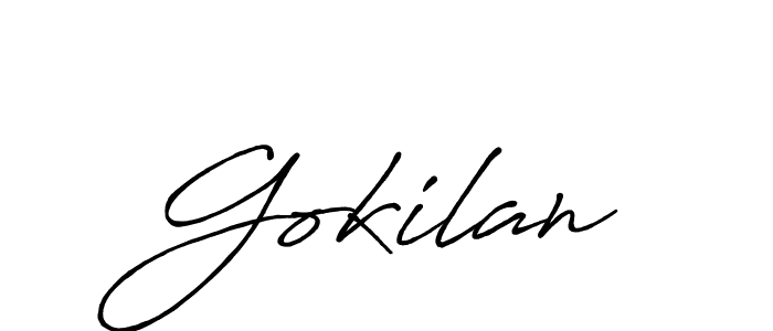 You can use this online signature creator to create a handwritten signature for the name Gokilan. This is the best online autograph maker. Gokilan signature style 7 images and pictures png