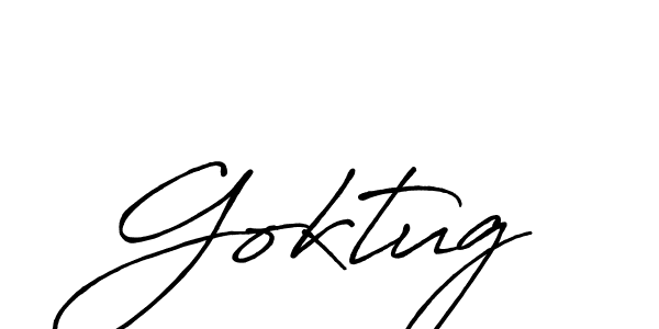 How to make Goktug name signature. Use Antro_Vectra_Bolder style for creating short signs online. This is the latest handwritten sign. Goktug signature style 7 images and pictures png