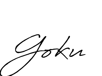 You should practise on your own different ways (Antro_Vectra_Bolder) to write your name (Goku) in signature. don't let someone else do it for you. Goku signature style 7 images and pictures png