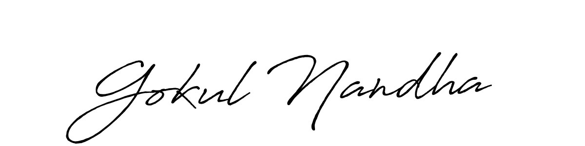 See photos of Gokul Nandha official signature by Spectra . Check more albums & portfolios. Read reviews & check more about Antro_Vectra_Bolder font. Gokul Nandha signature style 7 images and pictures png