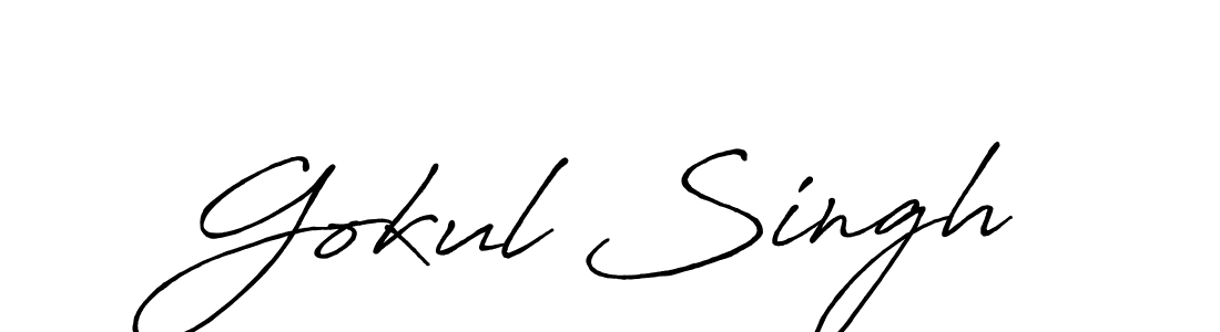 It looks lik you need a new signature style for name Gokul Singh. Design unique handwritten (Antro_Vectra_Bolder) signature with our free signature maker in just a few clicks. Gokul Singh signature style 7 images and pictures png