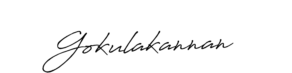 Gokulakannan stylish signature style. Best Handwritten Sign (Antro_Vectra_Bolder) for my name. Handwritten Signature Collection Ideas for my name Gokulakannan. Gokulakannan signature style 7 images and pictures png