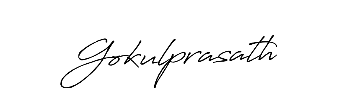 Use a signature maker to create a handwritten signature online. With this signature software, you can design (Antro_Vectra_Bolder) your own signature for name Gokulprasath. Gokulprasath signature style 7 images and pictures png