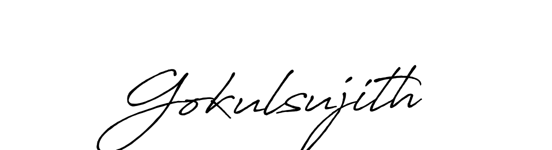 It looks lik you need a new signature style for name Gokulsujith. Design unique handwritten (Antro_Vectra_Bolder) signature with our free signature maker in just a few clicks. Gokulsujith signature style 7 images and pictures png