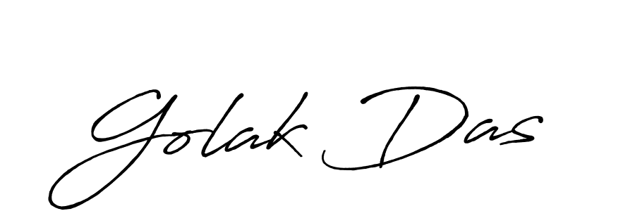 Golak Das stylish signature style. Best Handwritten Sign (Antro_Vectra_Bolder) for my name. Handwritten Signature Collection Ideas for my name Golak Das. Golak Das signature style 7 images and pictures png