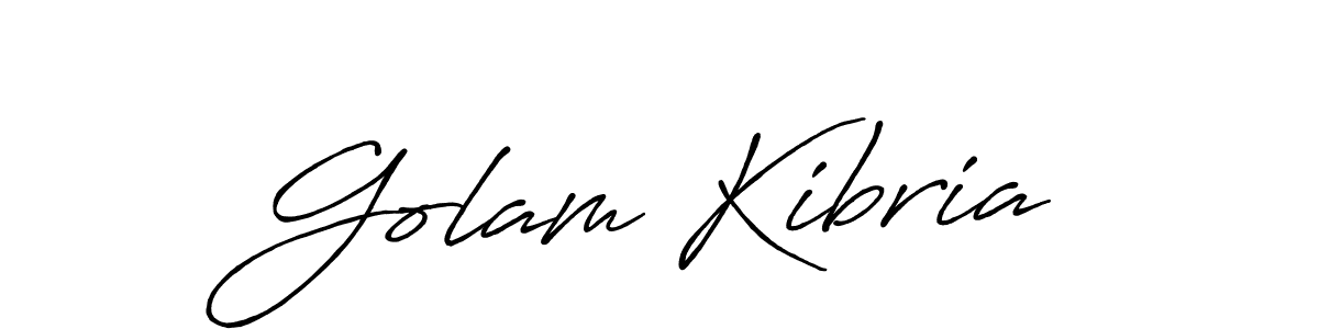 Golam Kibria stylish signature style. Best Handwritten Sign (Antro_Vectra_Bolder) for my name. Handwritten Signature Collection Ideas for my name Golam Kibria. Golam Kibria signature style 7 images and pictures png