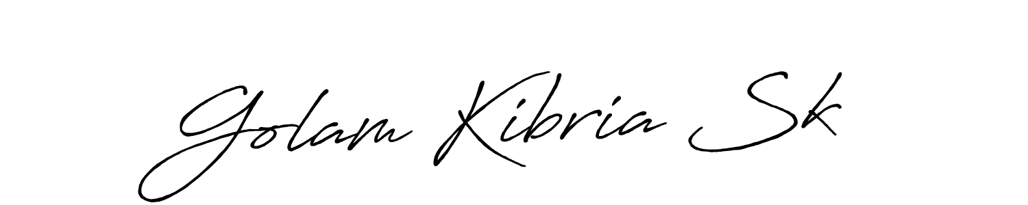 Make a short Golam Kibria Sk signature style. Manage your documents anywhere anytime using Antro_Vectra_Bolder. Create and add eSignatures, submit forms, share and send files easily. Golam Kibria Sk signature style 7 images and pictures png