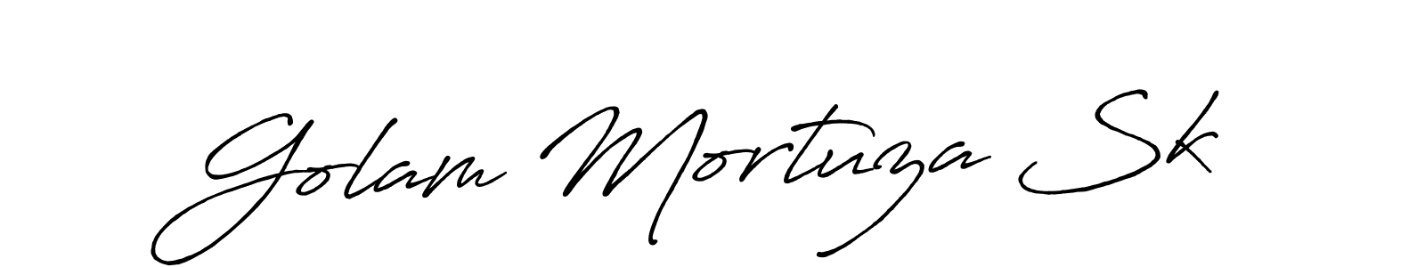 if you are searching for the best signature style for your name Golam Mortuza Sk. so please give up your signature search. here we have designed multiple signature styles  using Antro_Vectra_Bolder. Golam Mortuza Sk signature style 7 images and pictures png