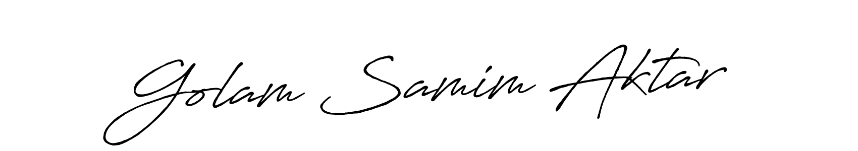 How to Draw Golam Samim Aktar signature style? Antro_Vectra_Bolder is a latest design signature styles for name Golam Samim Aktar. Golam Samim Aktar signature style 7 images and pictures png