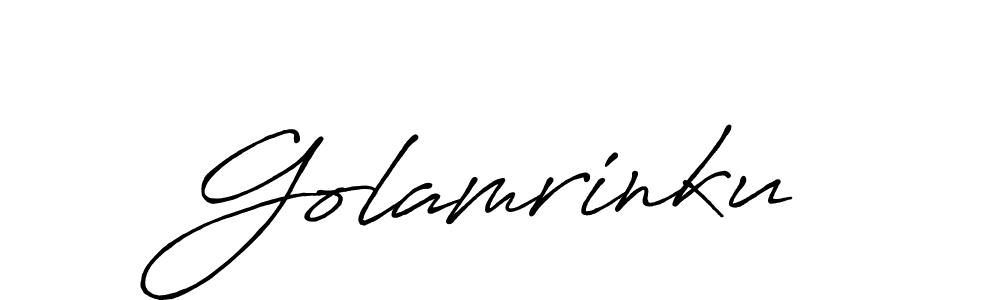 It looks lik you need a new signature style for name Golamrinku. Design unique handwritten (Antro_Vectra_Bolder) signature with our free signature maker in just a few clicks. Golamrinku signature style 7 images and pictures png