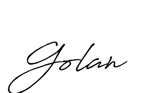 The best way (Antro_Vectra_Bolder) to make a short signature is to pick only two or three words in your name. The name Golan include a total of six letters. For converting this name. Golan signature style 7 images and pictures png