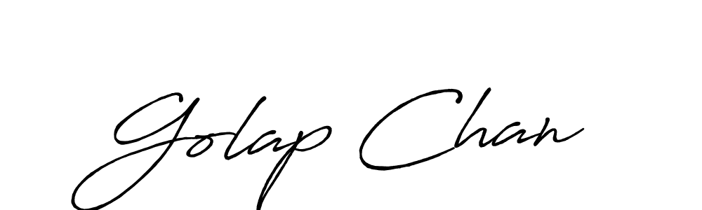 It looks lik you need a new signature style for name Golap Chan. Design unique handwritten (Antro_Vectra_Bolder) signature with our free signature maker in just a few clicks. Golap Chan signature style 7 images and pictures png