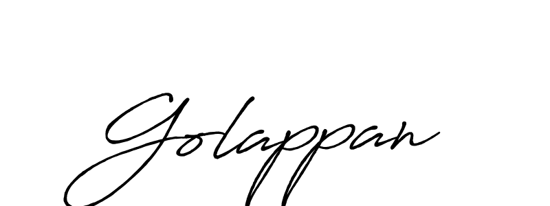 Also we have Golappan name is the best signature style. Create professional handwritten signature collection using Antro_Vectra_Bolder autograph style. Golappan signature style 7 images and pictures png