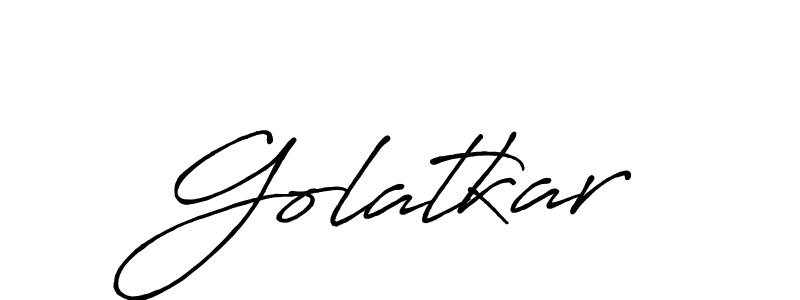 How to Draw Golatkar signature style? Antro_Vectra_Bolder is a latest design signature styles for name Golatkar. Golatkar signature style 7 images and pictures png