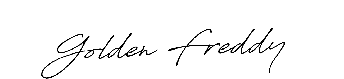 How to make Golden Freddy name signature. Use Antro_Vectra_Bolder style for creating short signs online. This is the latest handwritten sign. Golden Freddy signature style 7 images and pictures png