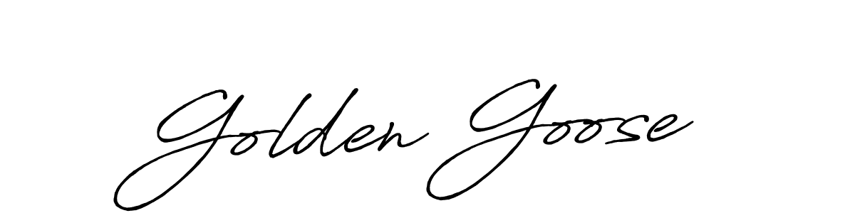 How to make Golden Goose name signature. Use Antro_Vectra_Bolder style for creating short signs online. This is the latest handwritten sign. Golden Goose signature style 7 images and pictures png