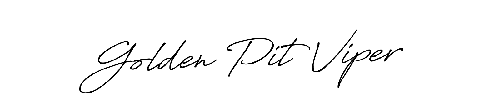 How to make Golden Pit Viper signature? Antro_Vectra_Bolder is a professional autograph style. Create handwritten signature for Golden Pit Viper name. Golden Pit Viper signature style 7 images and pictures png