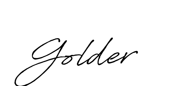 Also You can easily find your signature by using the search form. We will create Golder name handwritten signature images for you free of cost using Antro_Vectra_Bolder sign style. Golder signature style 7 images and pictures png