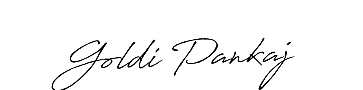 How to make Goldi Pankaj signature? Antro_Vectra_Bolder is a professional autograph style. Create handwritten signature for Goldi Pankaj name. Goldi Pankaj signature style 7 images and pictures png