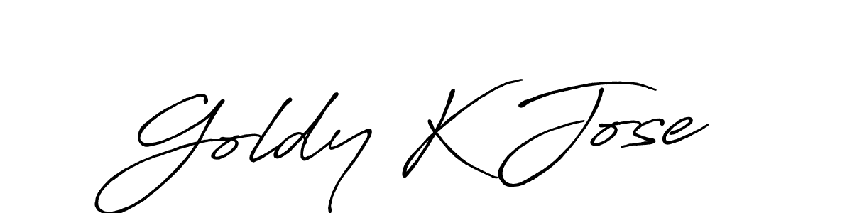 Also we have Goldy K Jose name is the best signature style. Create professional handwritten signature collection using Antro_Vectra_Bolder autograph style. Goldy K Jose signature style 7 images and pictures png