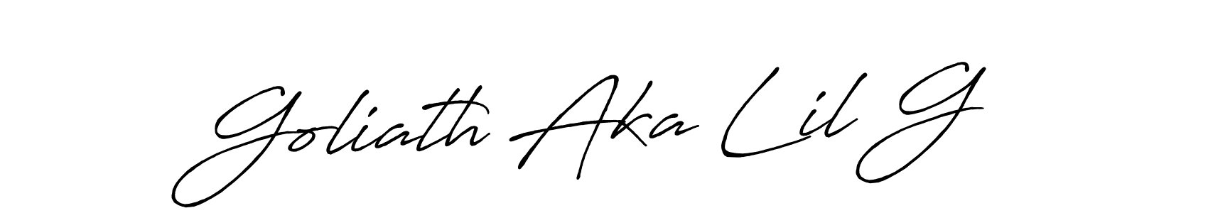Here are the top 10 professional signature styles for the name Goliath Aka Lil G. These are the best autograph styles you can use for your name. Goliath Aka Lil G signature style 7 images and pictures png