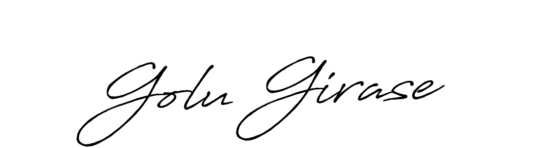 This is the best signature style for the Golu Girase name. Also you like these signature font (Antro_Vectra_Bolder). Mix name signature. Golu Girase signature style 7 images and pictures png