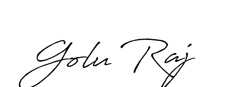 Here are the top 10 professional signature styles for the name Golu Raj. These are the best autograph styles you can use for your name. Golu Raj signature style 7 images and pictures png